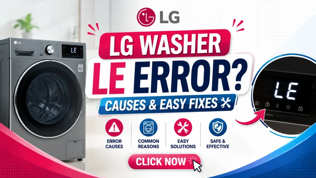 LG Washer LE Error? Causes & Easy Fixes