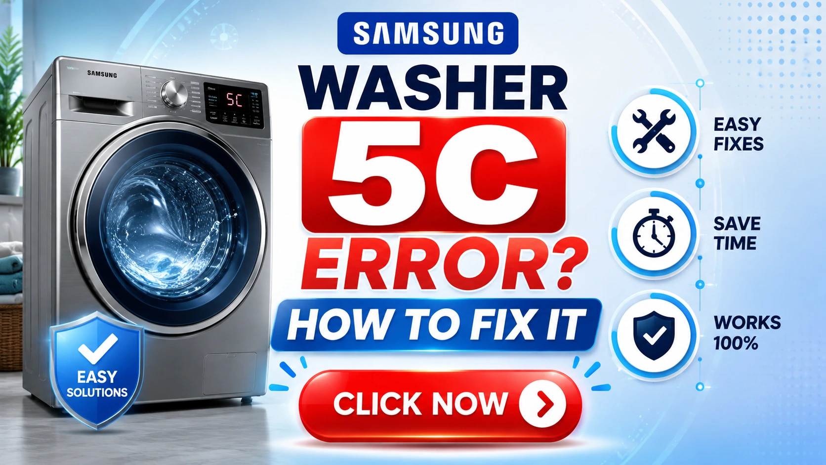 Samsung Washer 5C Error? How to Fix It