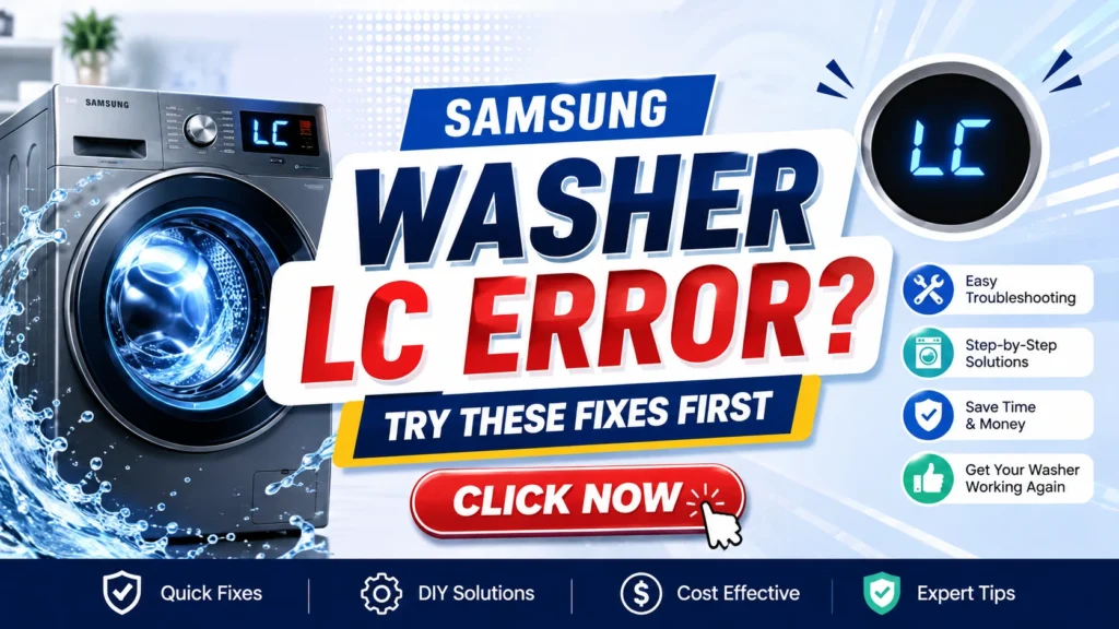 Samsung Washer LC Error? Try These Fixes First