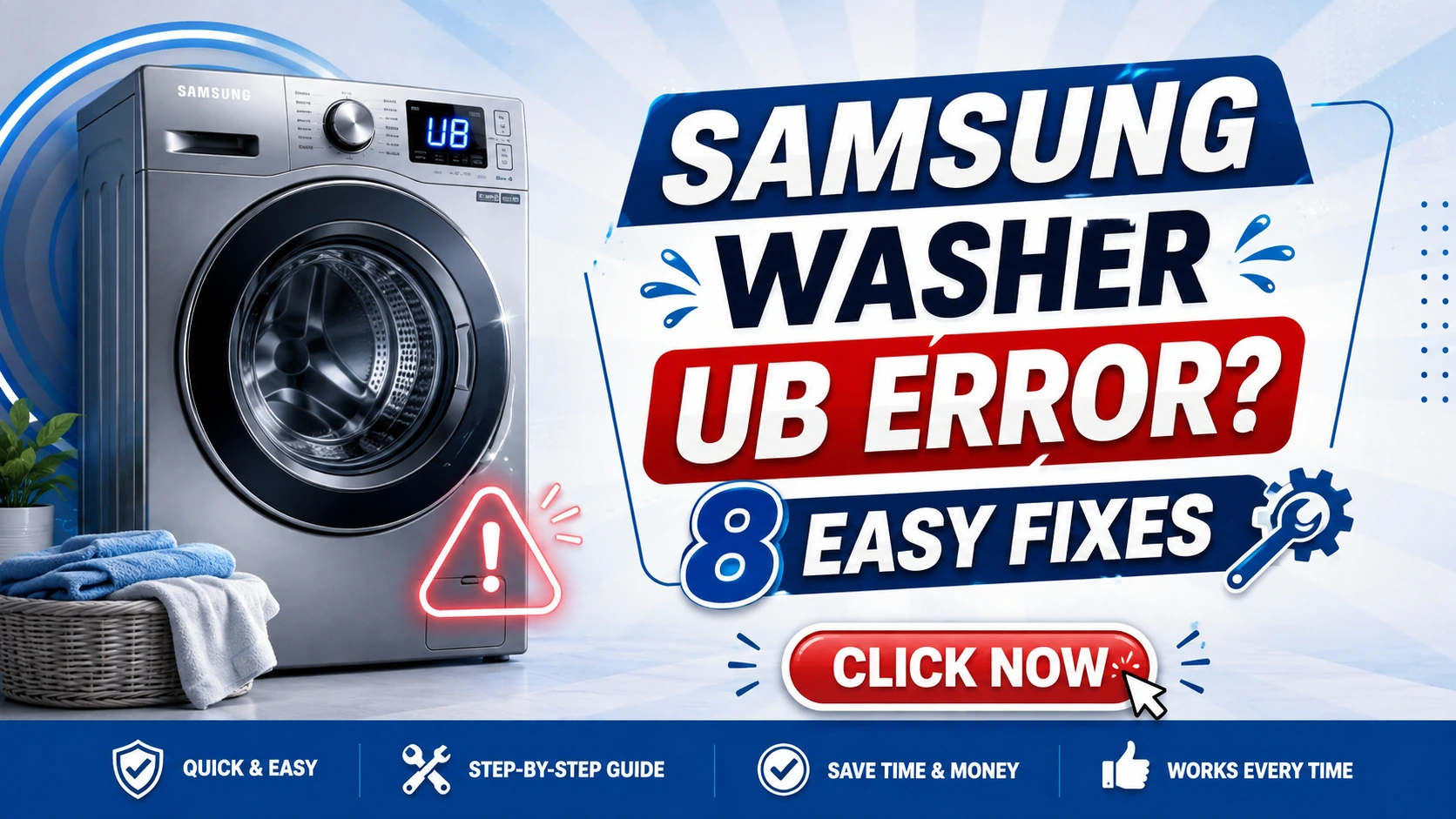 Samsung Washer UB Error? 8 Easy Fixes